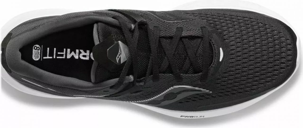 SAUCONY RIDE 15 NOIRE ET BLANCHE Chaussures running