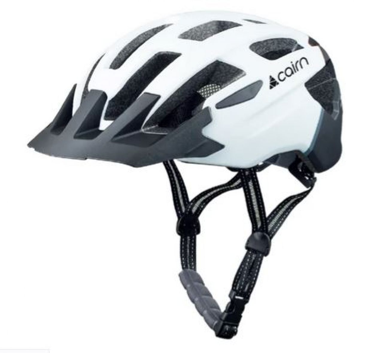 CAIRN PRISM XTR II  MAT MAT WHITE BLK  Casque vélo