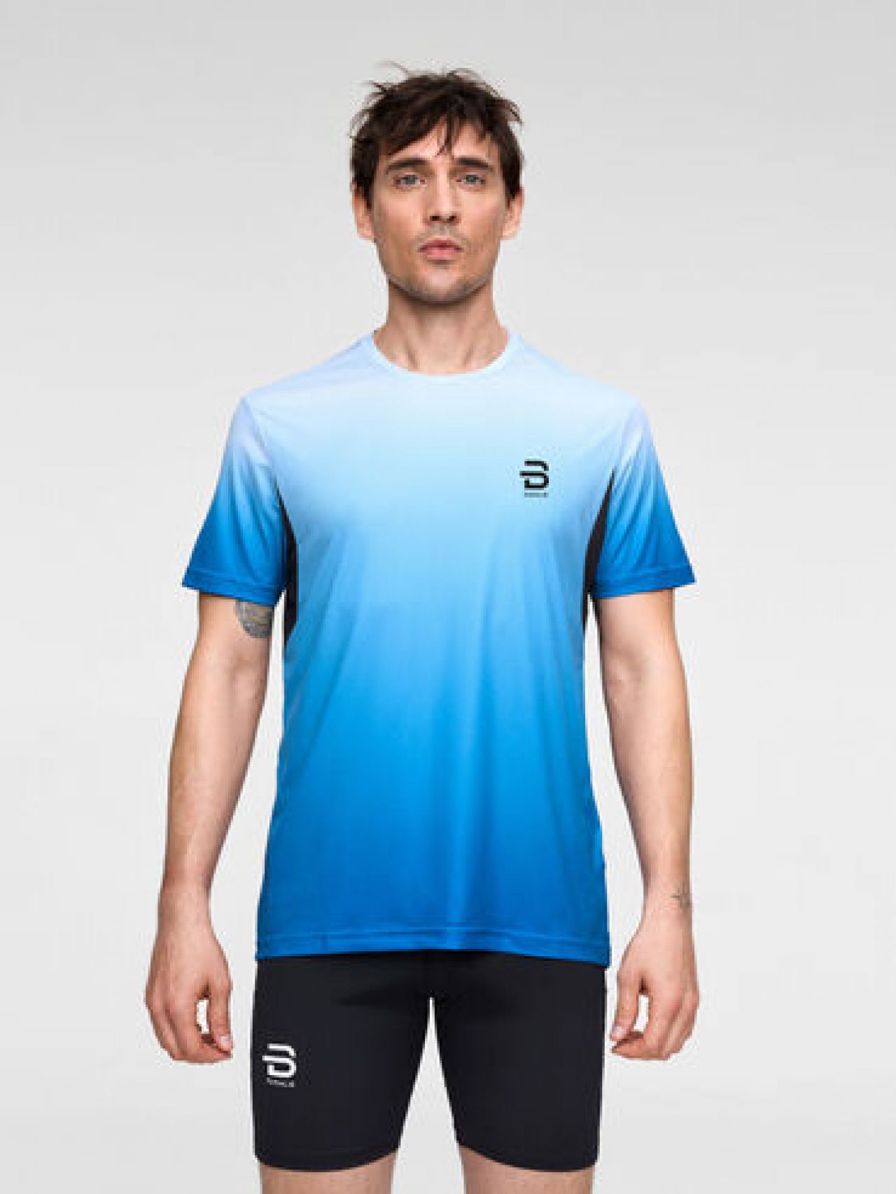 DAEHLIE TEE SHIRT INTENSITY DIRECTOIRE BLUE tee shirt running