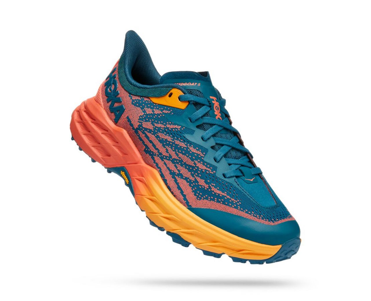 HOKA SPEEDGOAT 5 BLUE CORAL ET CAMELLIA Chaussures de trail