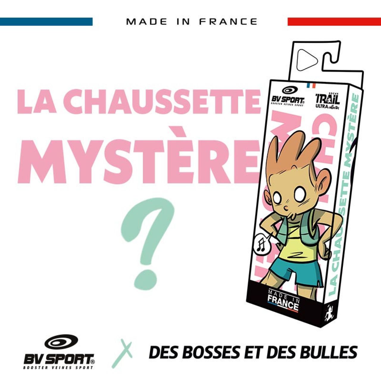 BV SPORT CHAUSSETTES TRAIL ULTRA COLLECTOR DBDB Chaussettes de trail