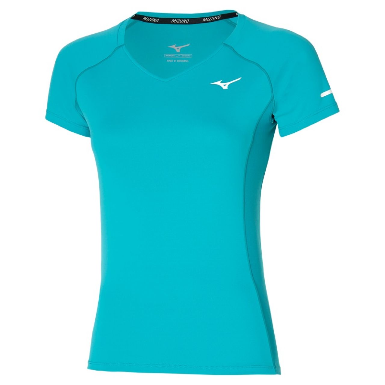 MIZUNO ALPHA SUN PROTECT TEE ALGIERS BLUE Tee Shirt anti-UV
