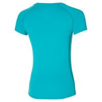 MIZUNO ALPHA SUN PROTECT TEE ALGIERS BLUE Tee Shirt anti-UV pas cher