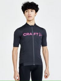 CRAFT ESSENCE MAILLOT VELO ASPHALT ET ROXO   Maillot vélo été pas cher