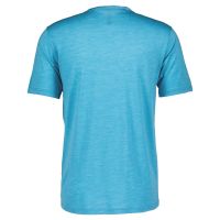 SCOTT TEE SHIRT SCOTT DEFINED MERINO SS NILE BLUE  Tech Tee shirt running pas cher