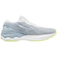 MIZUNO WAVE SKYRISE 3 BLANCHE ET NEO LIME  Chaussures de running pas cher