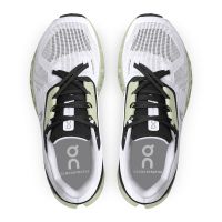 ON RUNNING CLOUD STRATUS WHITE ET BLACK  Chaussures de running pas cher