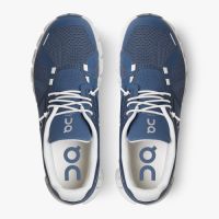 ON RUNNING CLOUD 5 DENIM ET WHITE Chaussures de running pas cher