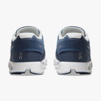 ON RUNNING CLOUD 5 DENIM ET WHITE Chaussures de running pas cher