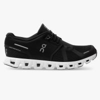 ON RUNNING CLOUD 5 BLACK ET WHITE Chaussures de running pas cher