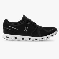 ON RUNNING CLOUD 5 BLACK ET WHITE Chaussures de running pas cher