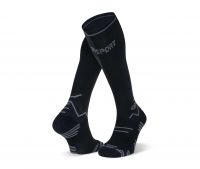 BV SPORT CHAUSSETTES TRAIL DE COMPRESSION  NOIRES ET GRISES Chaussettes de compression