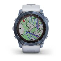 GARMIN FENIX 7X SAPHIRE SOLAR BLANCHE Montre cardio GPS pas cher