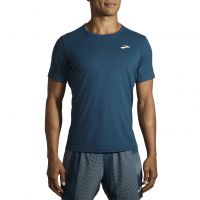 BROOKS TEE SHIRT ATHMOSPHERE  INDIGO RUSH tee shirt de running pas cher