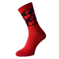 ASSOS MONOGRAM SOCKS  EVO RED Soquettes vélo Assos pas cher