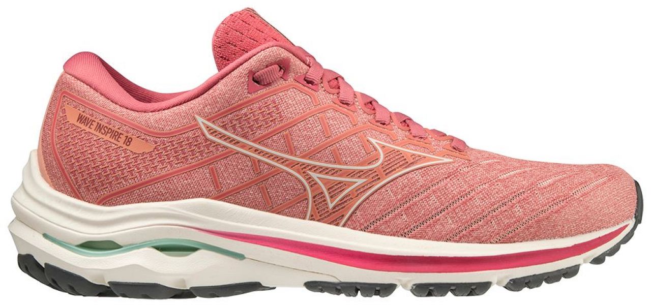 MIZUNO WAVE INSPIRE 18 ROSE Chaussures de running