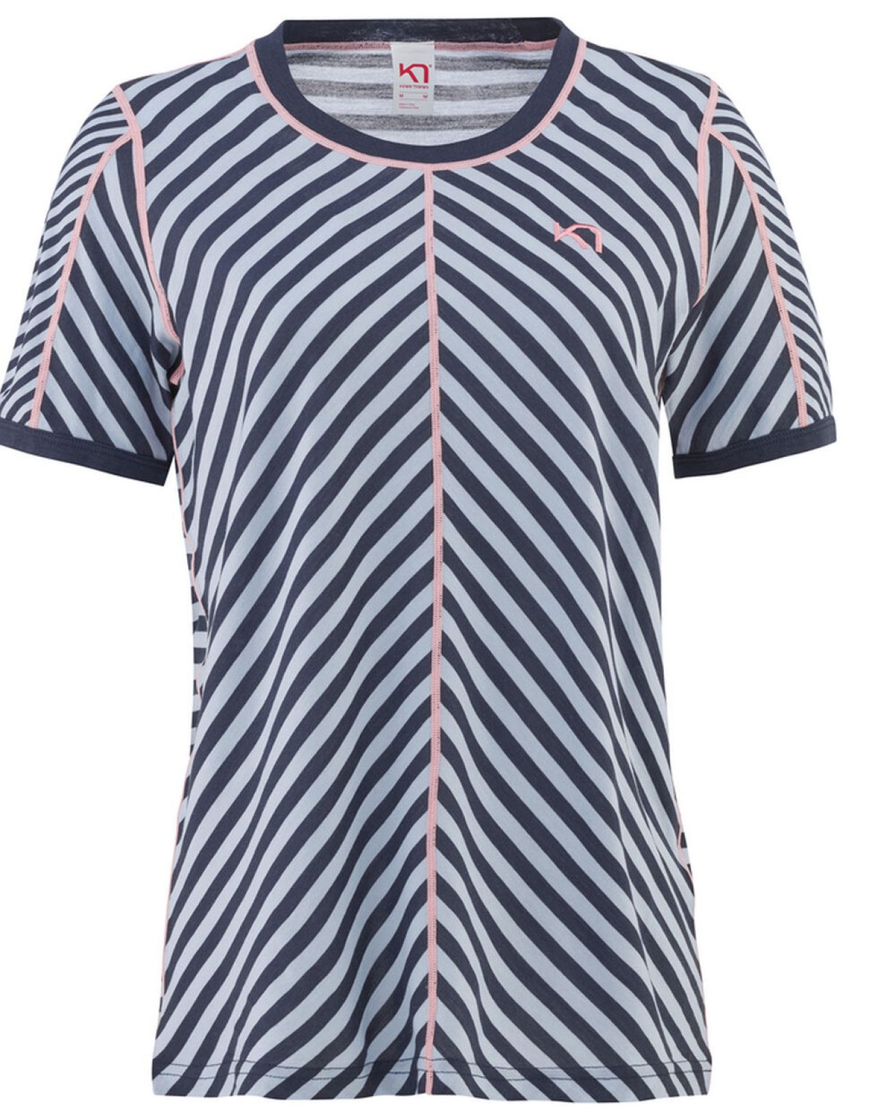 KARI TRAA SMALE LOOSE TEE MARIN Tee shirt 100% mérinos