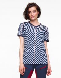 KARI TRAA SMALE LOOSE TEE MARIN Tee shirt 100% mérinos pas cher