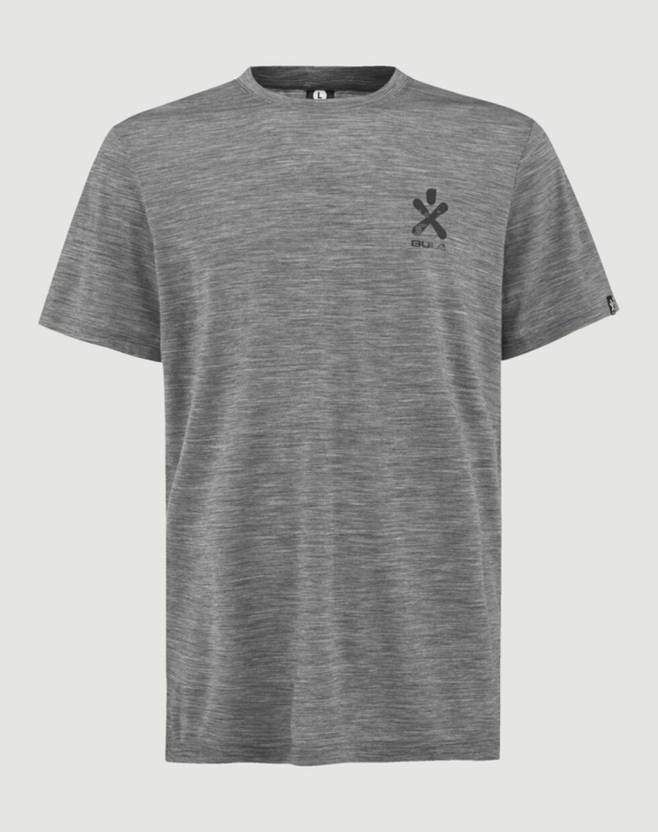 BULA PACIFIC SOLID MERINO WOOL TEE DOLIVE Tee shirt en merinos