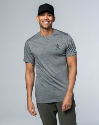 BULA PACIFIC SOLID MERINO WOOL TEE DOLIVE Tee shirt en merinos pas cher