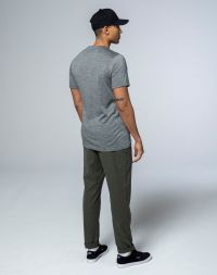 BULA PACIFIC SOLID MERINO WOOL TEE DOLIVE Tee shirt en merinos pas cher