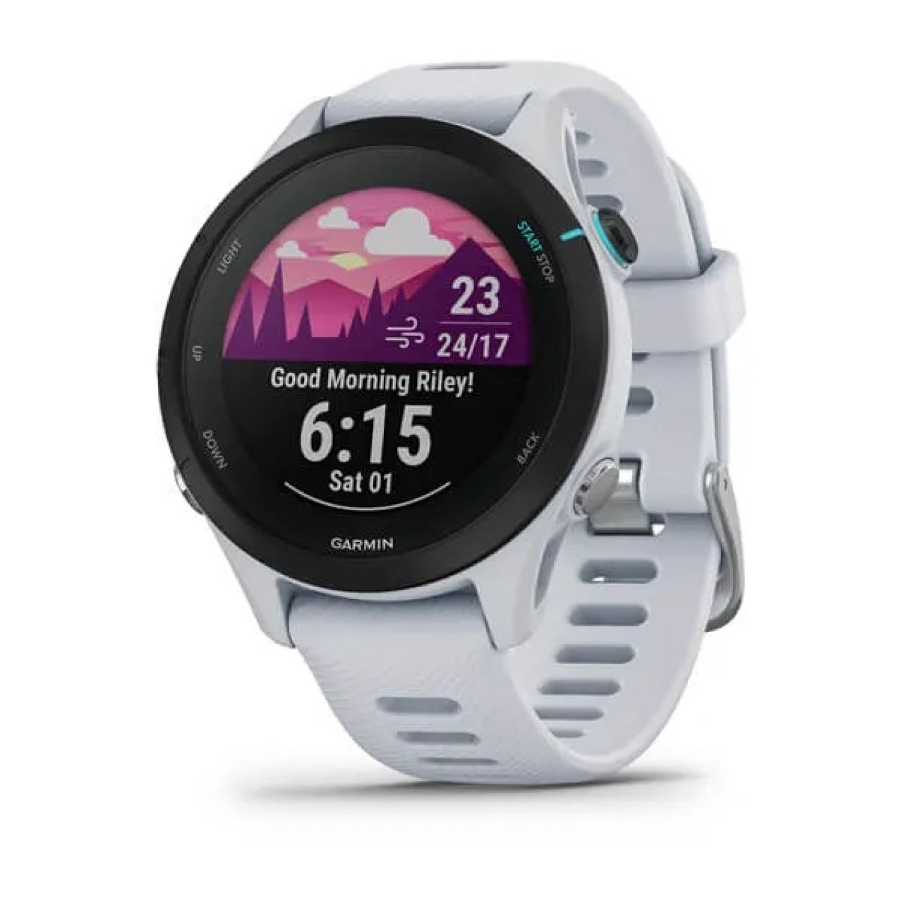 GARMIN FORERUNNER 255 MUSIQUE BLANCHE Montre cardio GPS