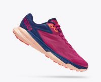 HOKA ZINAL FESTIVAL FUCHSIA Chaussures de trail pas cher