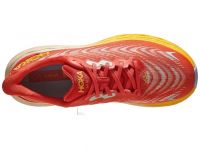 HOKA ARAHI 6 FIESTA ET AMBER YELLOW Chaussures de running pas cher