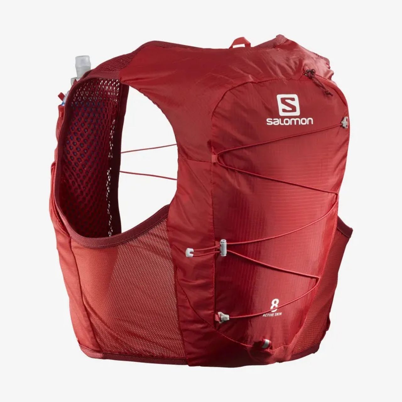 SALOMON ACTIVE SKIN 8 SET GOJI BERRY Sac à dos trail