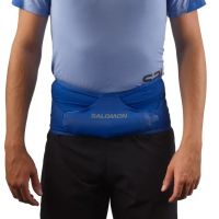 SALOMON ADV SKIN BELT BLUE NAUTICAL Ceinture porte gourde et batons pas cher