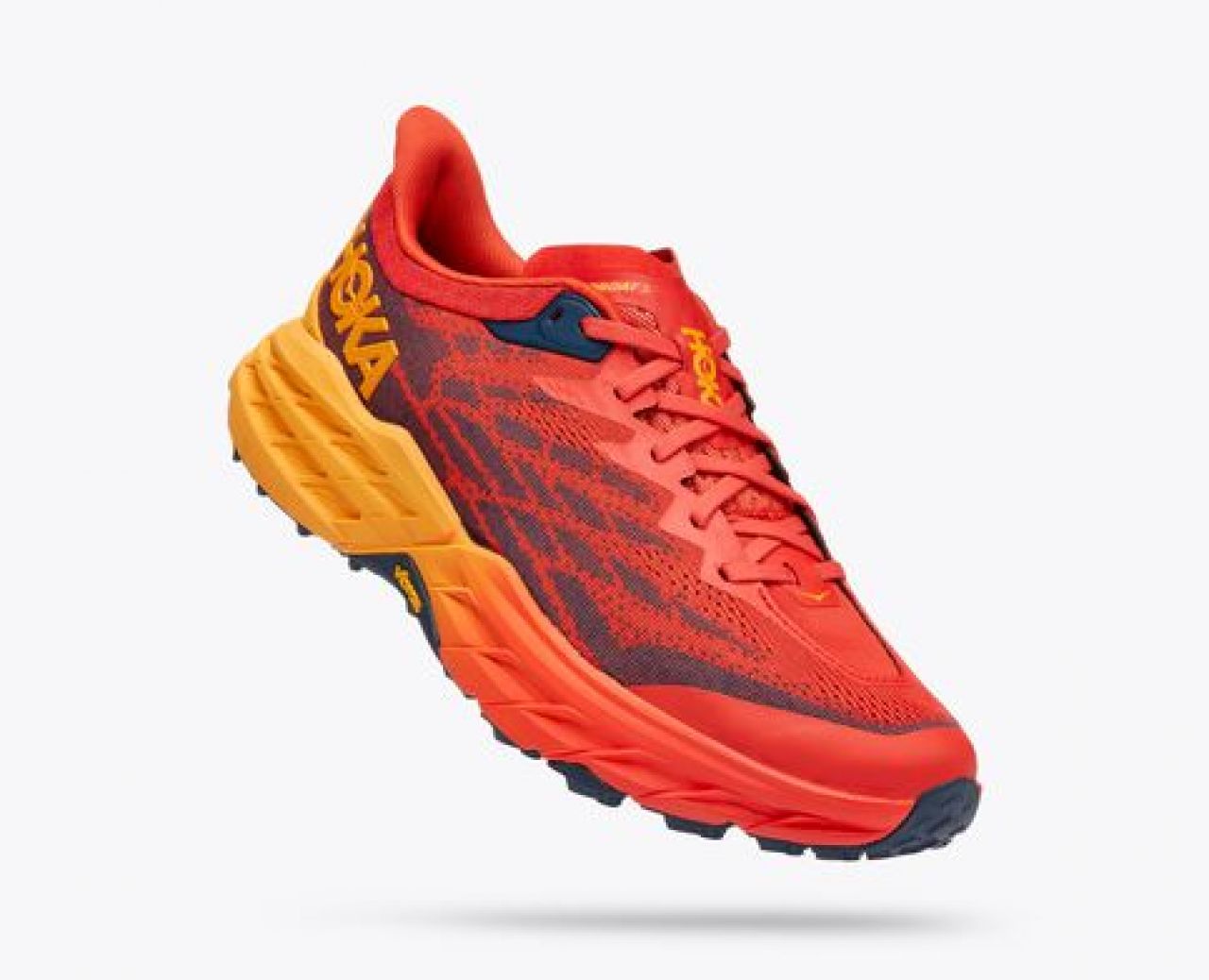 HOKA SPEEDGOAT 5 FIESTA ET RADIANT YELLOW Chaussures de trail