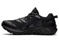 ASICS GEL TRABUCO 10 GTX NOIRE  Chaussures de trail imperméable pas cher