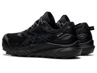 ASICS GEL TRABUCO 10 GTX NOIRE  Chaussures de trail imperméable pas cher