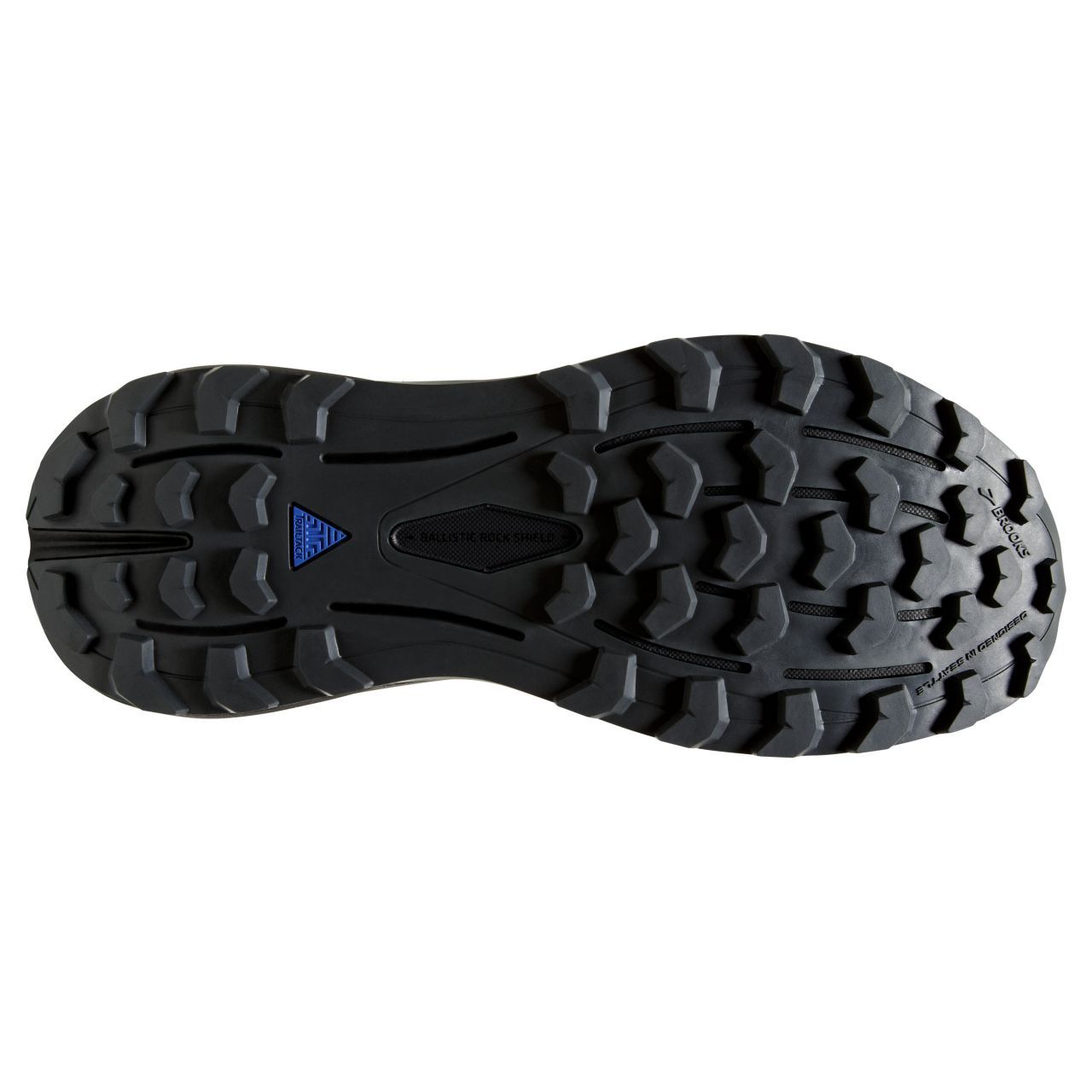 BROOKS CASCADIA 16 WIDE NOIRE ET YUCA Chaussures de trail pieds larges