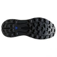 BROOKS CASCADIA 16 WIDE NOIRE ET YUCA  Chaussures de trail pieds larges pas cher