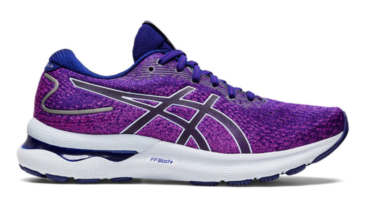 ASICS GEL NIMBUS 24 ORCHID  chaussure running asics