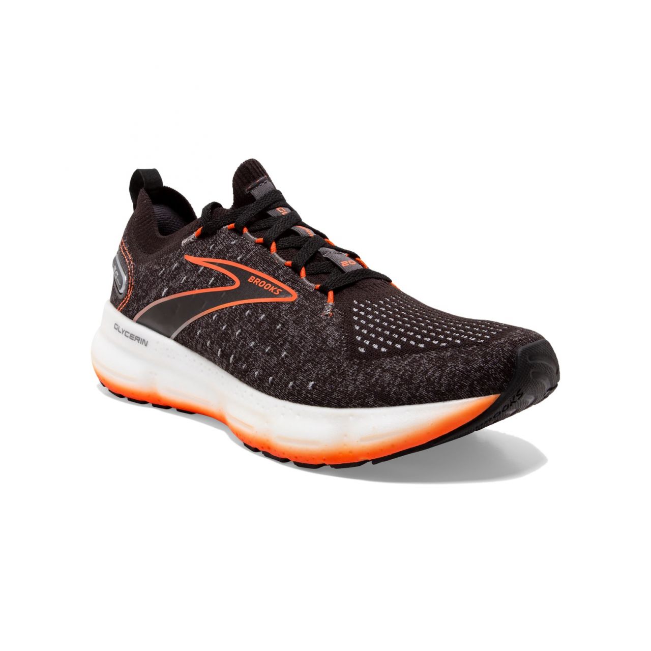 BROOKS GLYCERIN  STEALHFIT 20 NOIR ET ROUGE Chaussures de running