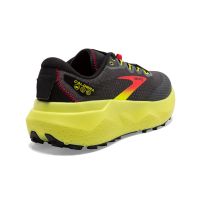 BROOKS CALDERA 6 BLACK FIERY RED BLAZING YELLOW Chaussures de trail pas cher