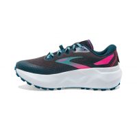 BROOKS CALDERA 6 PEARL BLUE CORAL PINK  Chaussures de trail pas cher