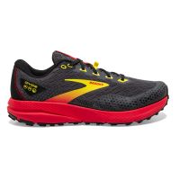 BROOKS DIVIDE 3 NOIRE ET ROUGE   Chaussures de trail pas cher