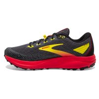 BROOKS DIVIDE 3 NOIRE ET ROUGE   Chaussures de trail pas cher