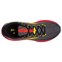 BROOKS DIVIDE 3 NOIRE ET ROUGE   Chaussures de trail pas cher