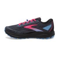 BROOKS DIVIDE 3 NOIRE ET DIVA PINK  Chaussures de trail pas cher