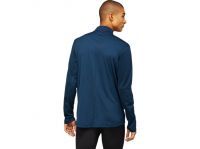 ASICS CORE LS 1/2 ZIP WINTER TOP FRENCH BLUE  Veste coupe vent pas cher