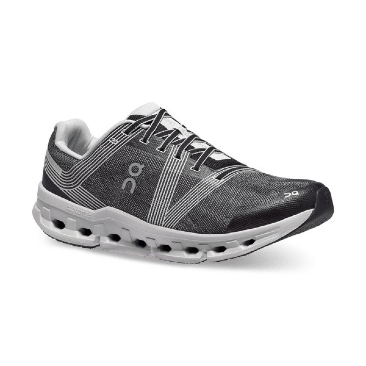 ON RUNNING CLOUDGO BLACK ET GLACIER Chaussures de running
