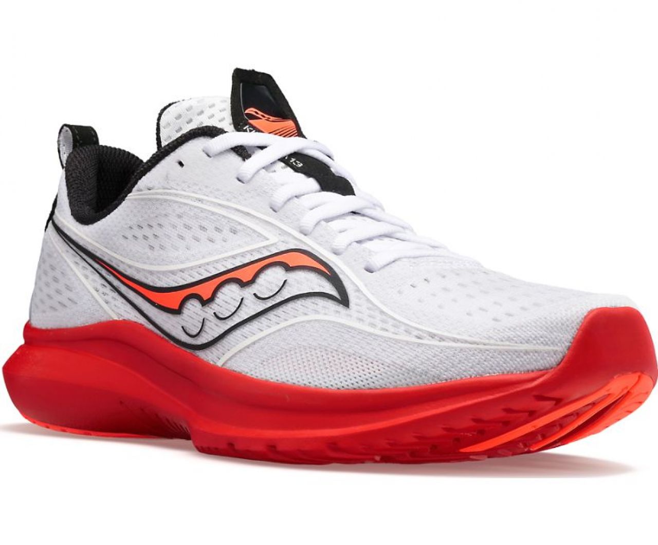 SAUCONY KINVARA 13 WHITE BLACK ET VIZIChaussures running saucony