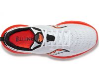 SAUCONY KINVARA 13 WHITE BLACK ET VIZIChaussures running saucony pas cher