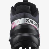 SALOMON SPEEDCROSS 6  EBONY ET VERY BERRY  Chaussures de trail pas cher