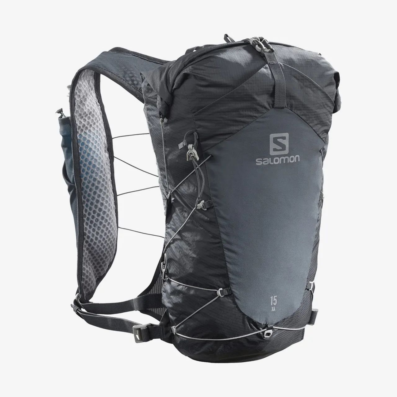 SALOMON XA 15 EBONY   AVEC FLASKS  Sac à dos trail