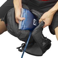 SALOMON XA 15 EBONY   AVEC FLASKS  Sac à dos trail pas cher